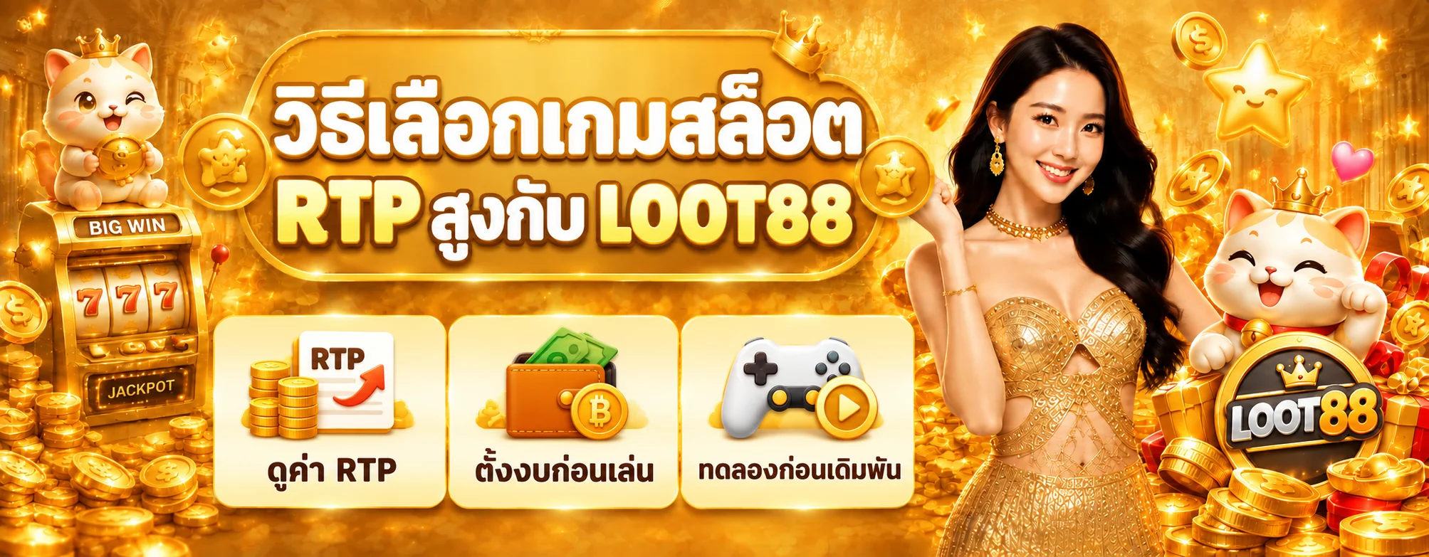 LOOT88 วิธีเลือกเกมสล็อต RTP สูงแบบเข้าใจจริง